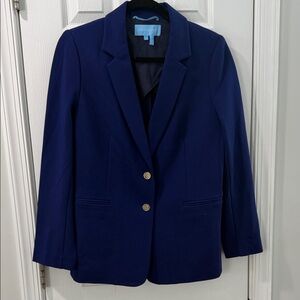 Draper James Navy Blazer with Gold Buttons